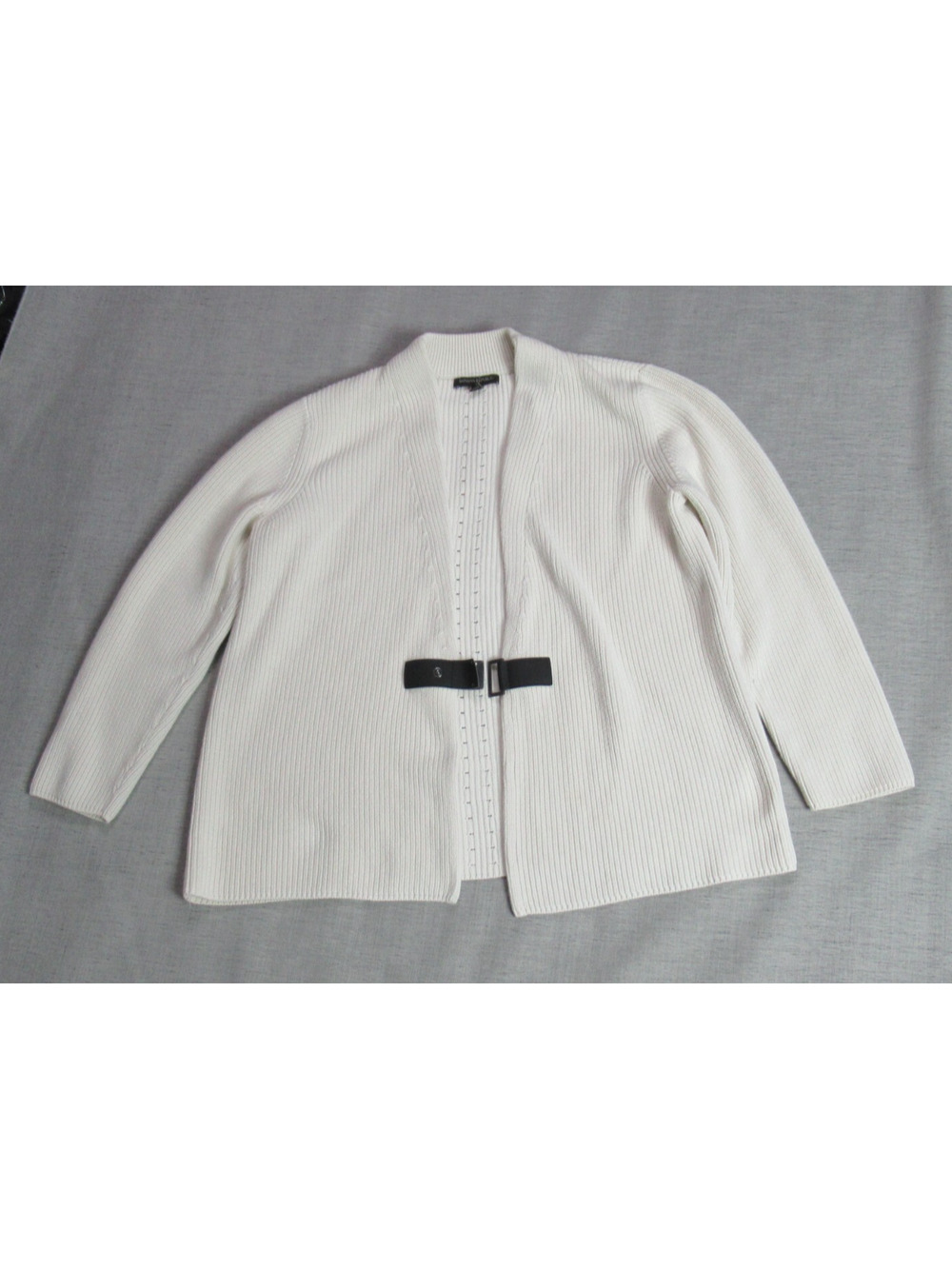 Banana Republic Cardigan Womens Large Off White Knit Sweater Quiet Luxury Cozy